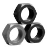 Tom of Finland Lot de 3 Cockrings Souples Cock Nuts